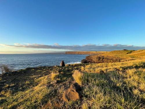 Kurz vor Sonnenuntergang.