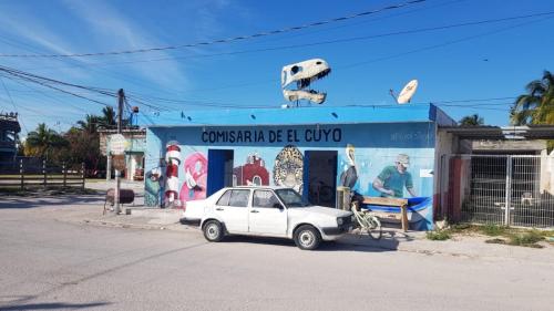 Mexikanische Polizeistation.