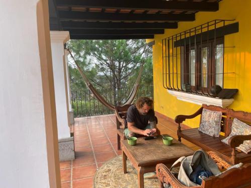 Obligatorisch Hängematte.