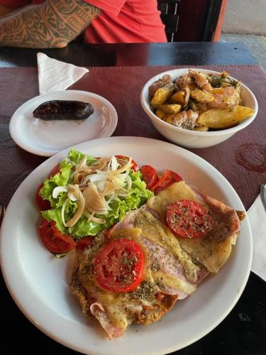 Milanesa a la Napolitana.