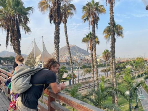 Barrios de chabolas.