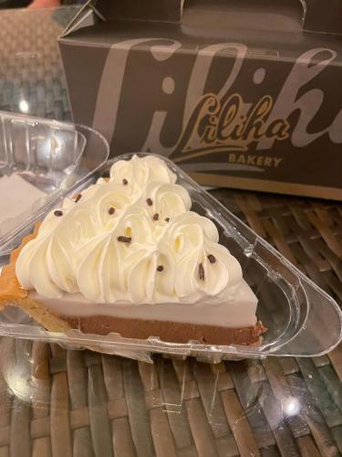 Chocolate Haupia Cake.