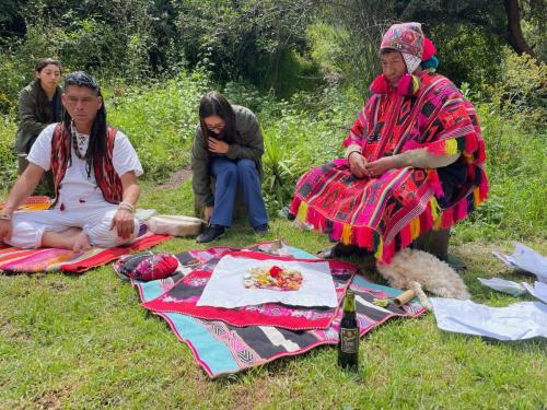 Pachamama-Zeremonie.