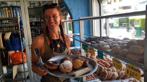 Kleine Stärkung für die Bergfahrt.