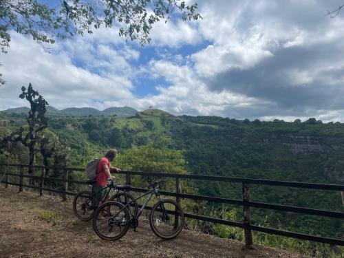 Am Rande des Vulkans.